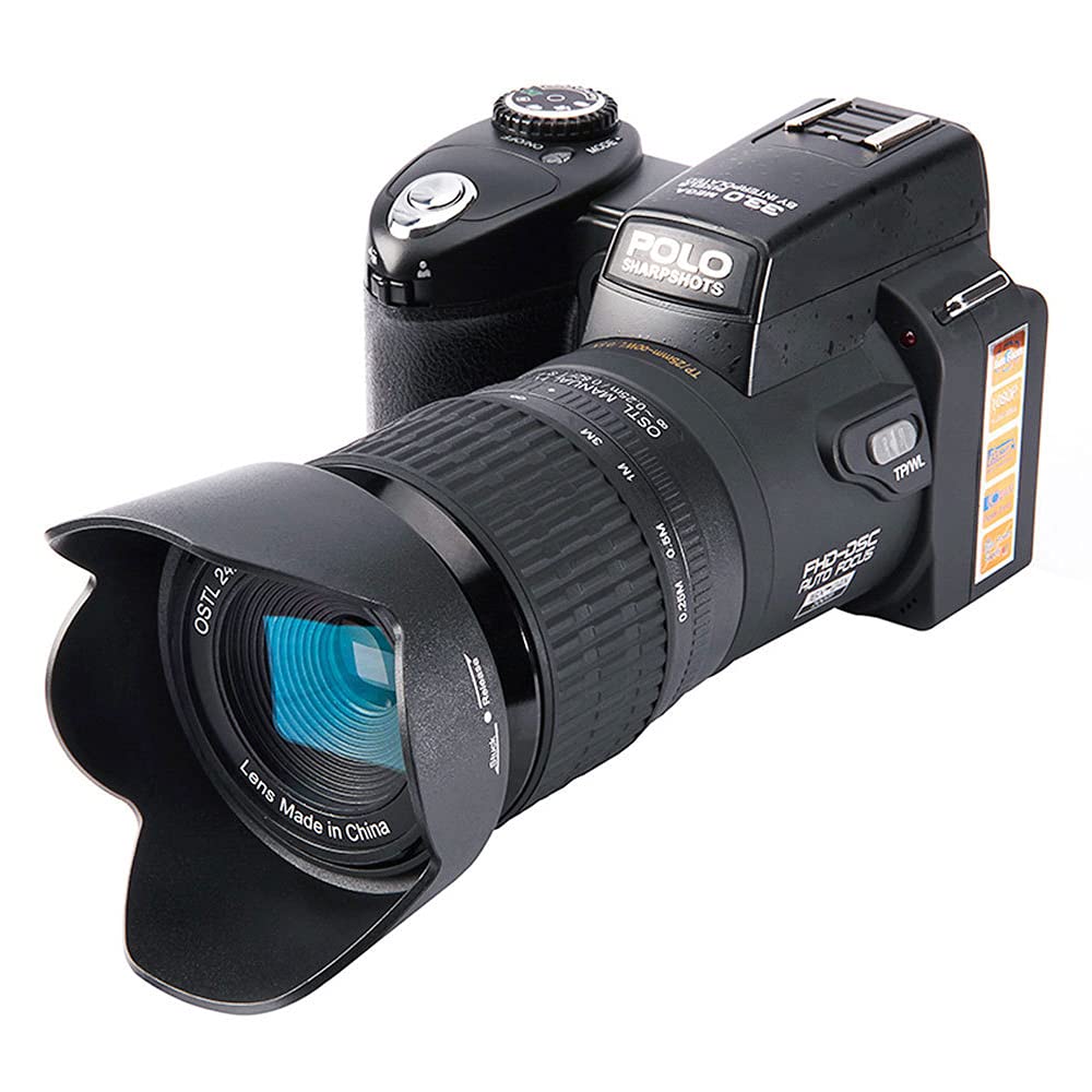 POLOSHARPSHOT D7200 Digital Camera 33MP Auto Focus Professional DSLR Camera Telephoto Lens Wide Angle Lens Appareil Photo Bag