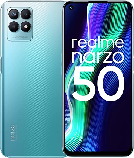 realme narzo 50 (Speed Blue, 4GB RAM+64GB Storage) Helio G96 Processor | 50MP AI Triple Camera | 120Hz Ultra Smooth Display