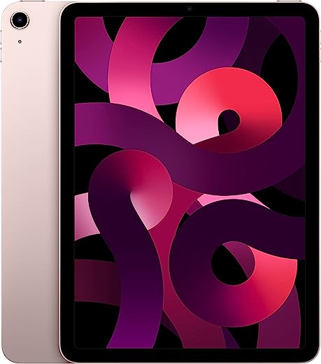 Apple 2022 iPad Air M1 Chip (10.9-inch/27.69 cm, Wi-Fi, 256GB) - Pink (5th Generation)