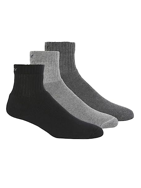 Jockey Men's Ankle Length Sports Cotton Socks (Pack of 3)