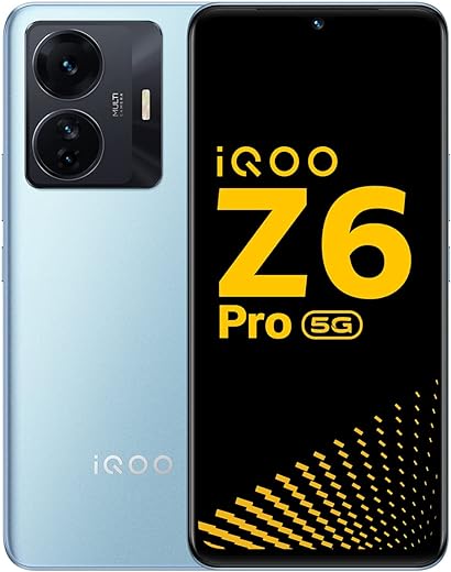 iQOO Z6 Pro 5G by vivo (Legion Sky, 8GB RAM, 128GB Storage) | Snapdragon 778G 5G | 66W FlashCharge | 1300 nits Peak Brightness | HDR10+