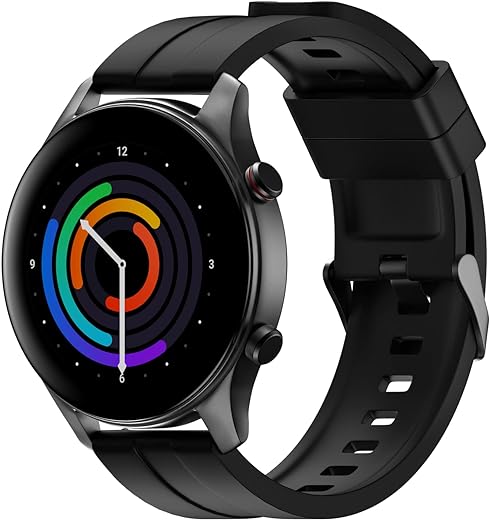 Noise Newly Launched Evolve 2 Play AMOLED Display Smart Watch with Fast Charging, Always On Display, 50 Sports Modes, Hindi Language Support, Health Suite (Jet Black)