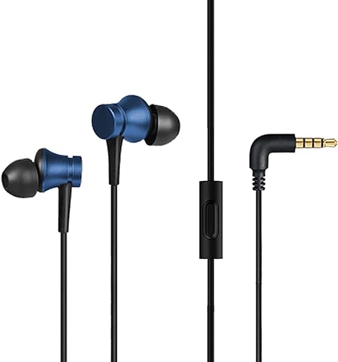 Xiaomi Mi Wired in Ear Earphones with Mic Basic with Ultra Deep Bass & Aluminum Alloy Sound Chamber (Black)