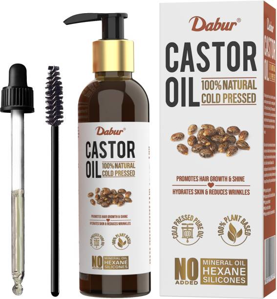 Dabur 100% Natural Cold Pressed Castor Oil Hair Oil