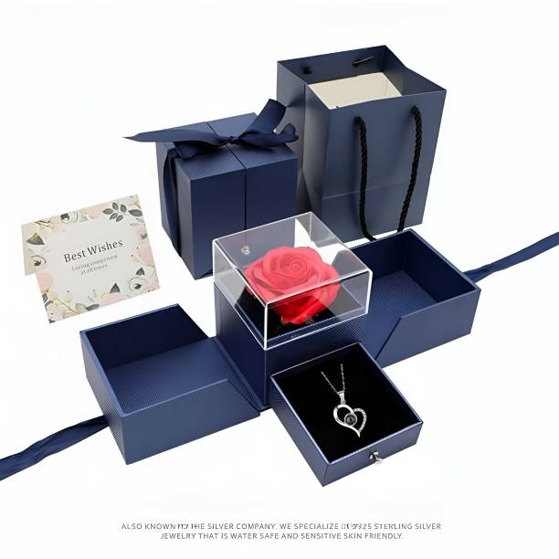 DANAVBOX Jewellery, Artificial Flower, Greeting Card, Showpiece Gift Set
