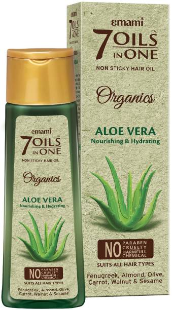 EMAMI 7 Oils in One Organics - Aloe Vera Hair Oil
