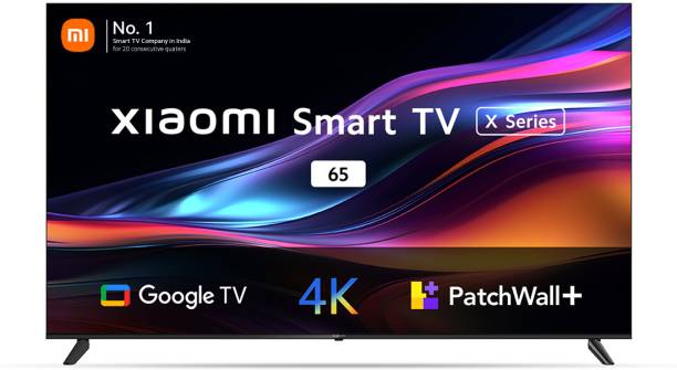 Mi X Series 163.9 cm (65 inch) Ultra HD (4K) LED Smart Google TV with Dolby Vision and 30W Dolby Audio (2023 Model)