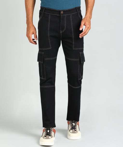 Nayak Fashion Jogger Fit Men Black Jeans