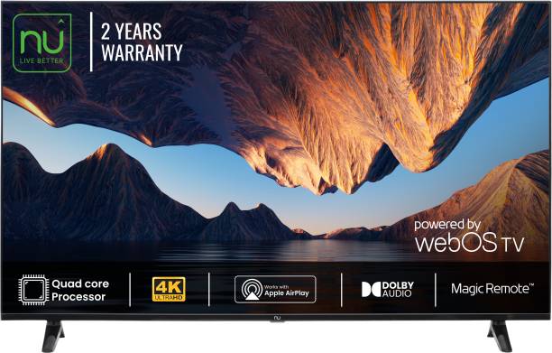 NU 164 cm (65 inch) Ultra HD (4K) LED Smart WebOS TV  (LED65UWA1)