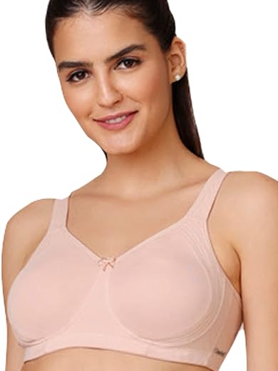 NYKD by Nykaa Encircled with Love Everyday Cotton Bra for Women Non Padded, Wirefree, Full Coverage - Side Support Shaper - NYB169