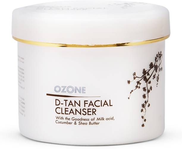 OZONE D Tan Facial Cleanser with the Goodness of Cucumber, Milk & Shea Butter Face Wash