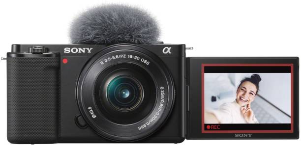 SONY Alpha ZV-E10L Mirrorless Camera Body with 1650 mm Zoom Lens Vlog Camera | Made for Creators, APS-C Sensor, Advanced Autofocus, Clear Audio|