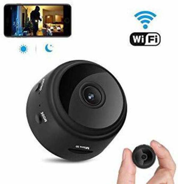 SrO 6 Wireless Home Security Surveillance Cameras with Night Vision_ Motion Detection Sports and Action Camera  (Black, 1080 MP)