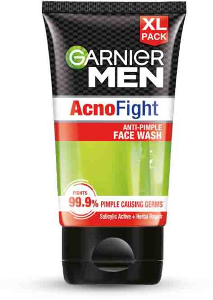 Garnier Men Acno Fight Anti-Pimple Facewash for Acne Prone Skin, 150g Face Wash