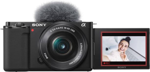 SONY ZV-E10L Mirrorless Camera Body with 1650 mm Power Zoom Lens Vlog Camera