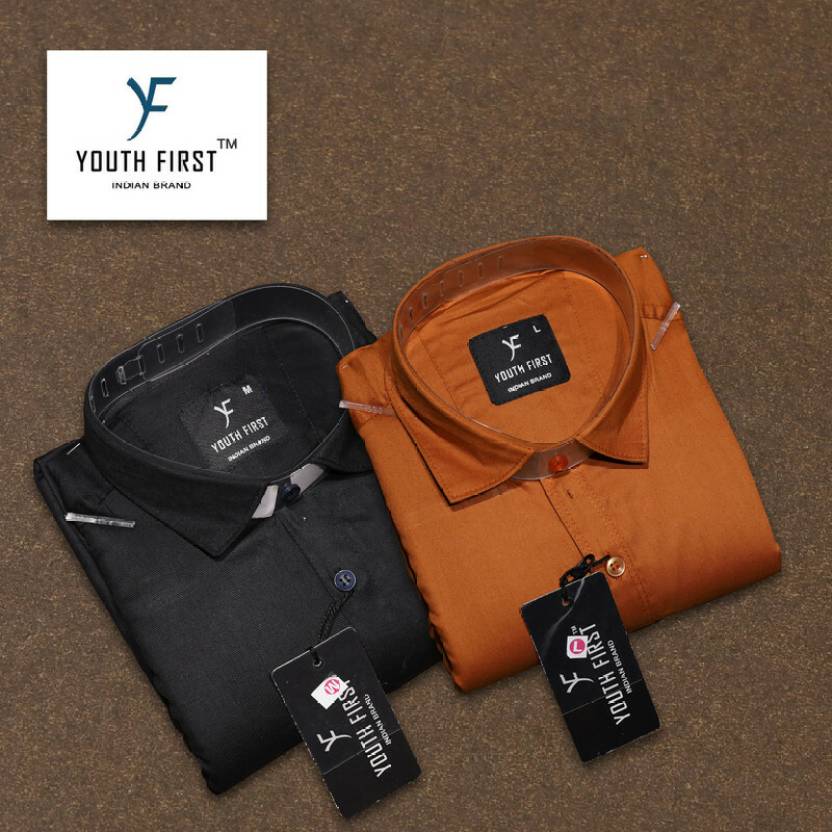youth first Men Solid Casual Multicolor Shirt