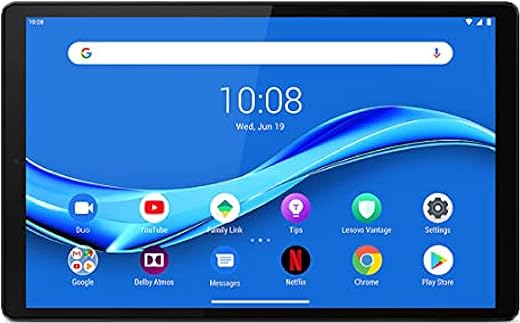 Lenovo M10 FHD Plus (2nd Gen) (10.3 inch, 4 GB, 128 GB, Wi-Fi), Platinum Grey with Kids Mode with Parental Control, Posture Alert,Dolby Atmos Speakers, Tuv Certified Eye Protection
