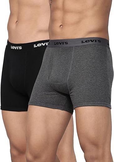Levi's Men's Cotton Boxer Brief (Pack of 2)