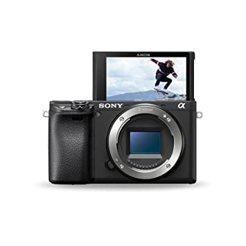 (Renewed) Sony Alpha ILCE-6400 24.2MP Mirrorless Digital SLR Camera Body (Black)