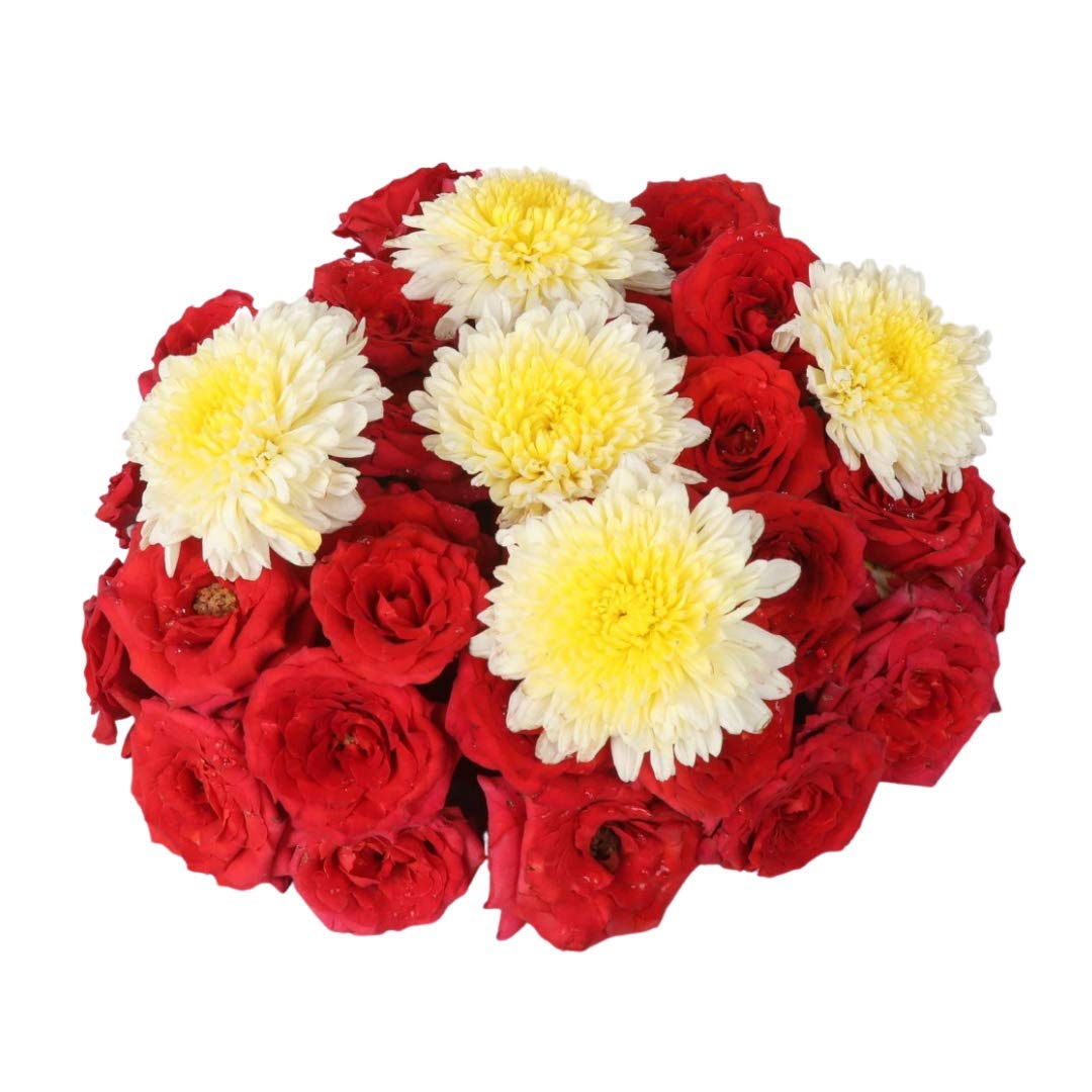 RoseBazaar Assorted Puja Flowers, 100 g