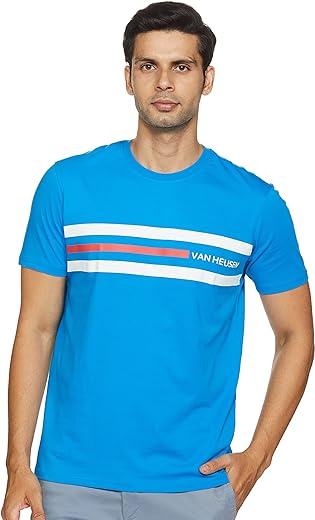 Van Heusen Men's Cotton Regular Fit T-Shirt
