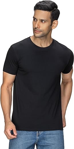 XYXX Men's Pace 100% Cotton Regular Fit Crew Neck T-Shirt