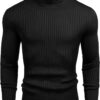 NORTHWIND Men's High Turtle Neck Cotton T-Shirt