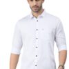 Majestic Man Men Classic Slim Fit Pure Cotton Casual Shirt