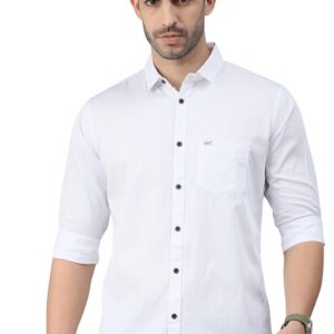 Majestic Man Men Classic Slim Fit Pure Cotton Casual Shirt
