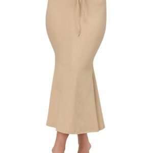 Mehrang Stretchable Saree Shapewear Petticoat for Women, Cotton Blended,Petticoat,Skirts for Women,Shape Wear Dress for Saree