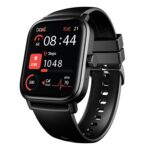 Boat Wave Call 3 Smartwatch 1.83” HD Display with Animated Watch Faces; BT Calling, Functional Crown, Multiple Sports Modes, IP68, HR, SpO2 Monitor, Smart Watches for Men & Women (Bold Black)
